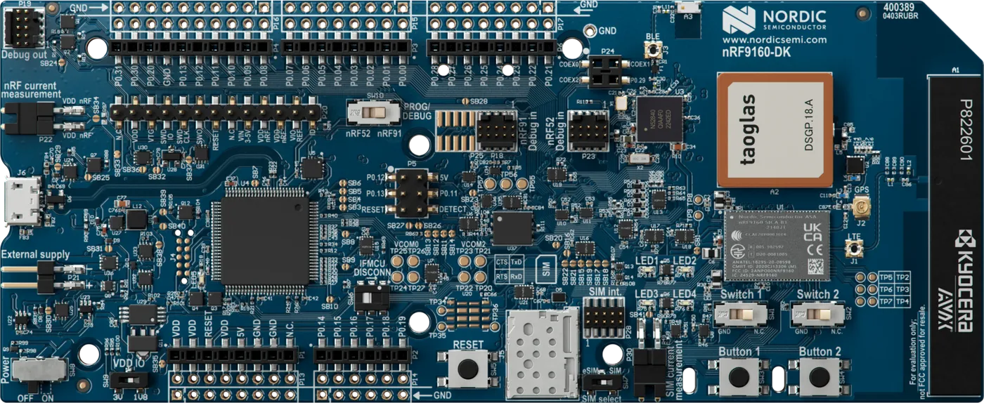 nRF9160 DK